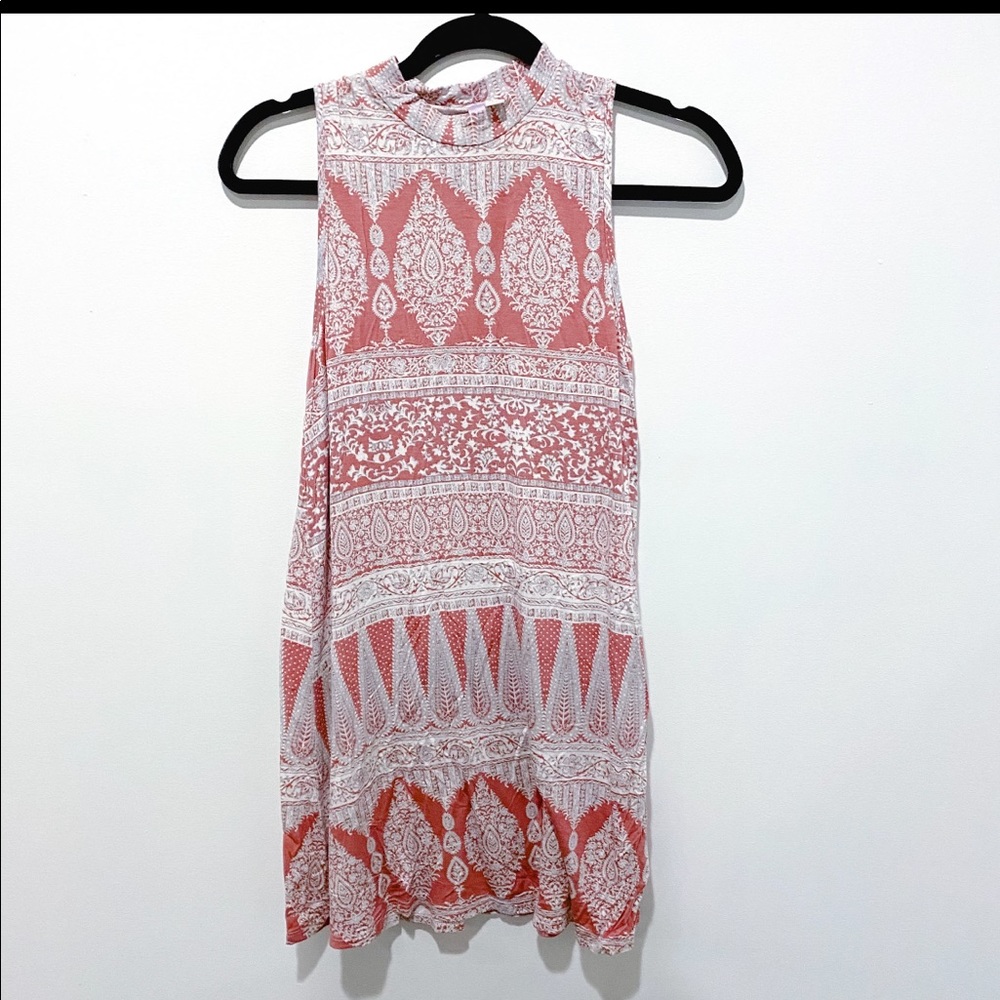 Patterned shift dress